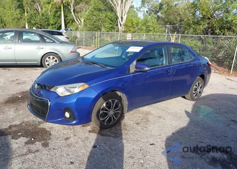 2015 Toyota Corolla S из США, поврежденный, VIN 2T1BURHE6FC396533